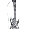 Dmuchana zabawka GITARA ZEBRA dodatek do stroju
