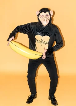 Dmuchany żółty BANAN śmieszny gadżet