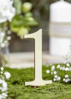 Drewniane NUMERY na stoliki (10szt.)