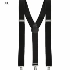 Długie CZARNE SZELKI - XL