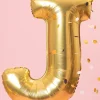 Duży balon LITERKA J matowy 85cm