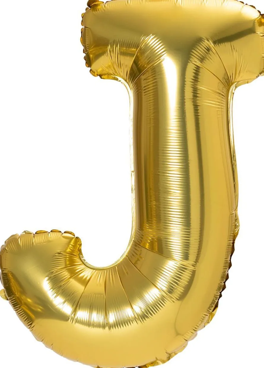 Duży balon LITERKA J matowy 85cm