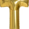 Duży balon LITERKA T matowy 85cm