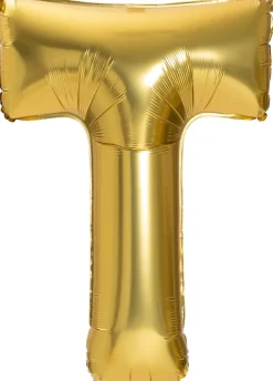 Duży balon LITERKA T matowy 85cm