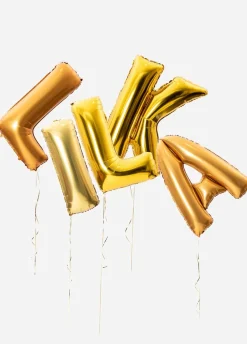 Duży balon LITERKA V matowy 85cm