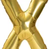 Duży balon LITERKA X matowy 85cm