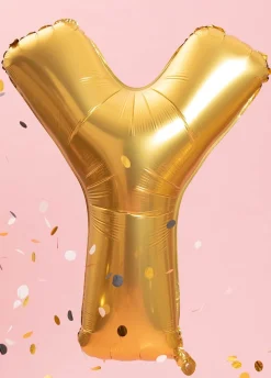 Duży balon LITERKA Y matowy 85cm