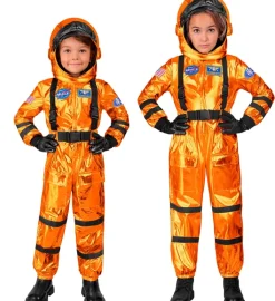 Dziecięcy strój ASTRONAUTY pomarańczowy