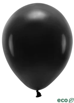 Ekologiczne balony czarne 30cm (10 szt.)