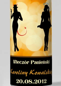 Etykieta na wino SZALONY WIECZÓR PANIEŃSKI