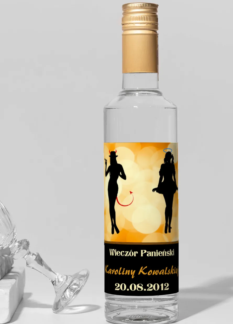 Etykieta na wino SZALONY WIECZÓR PANIEŃSKI