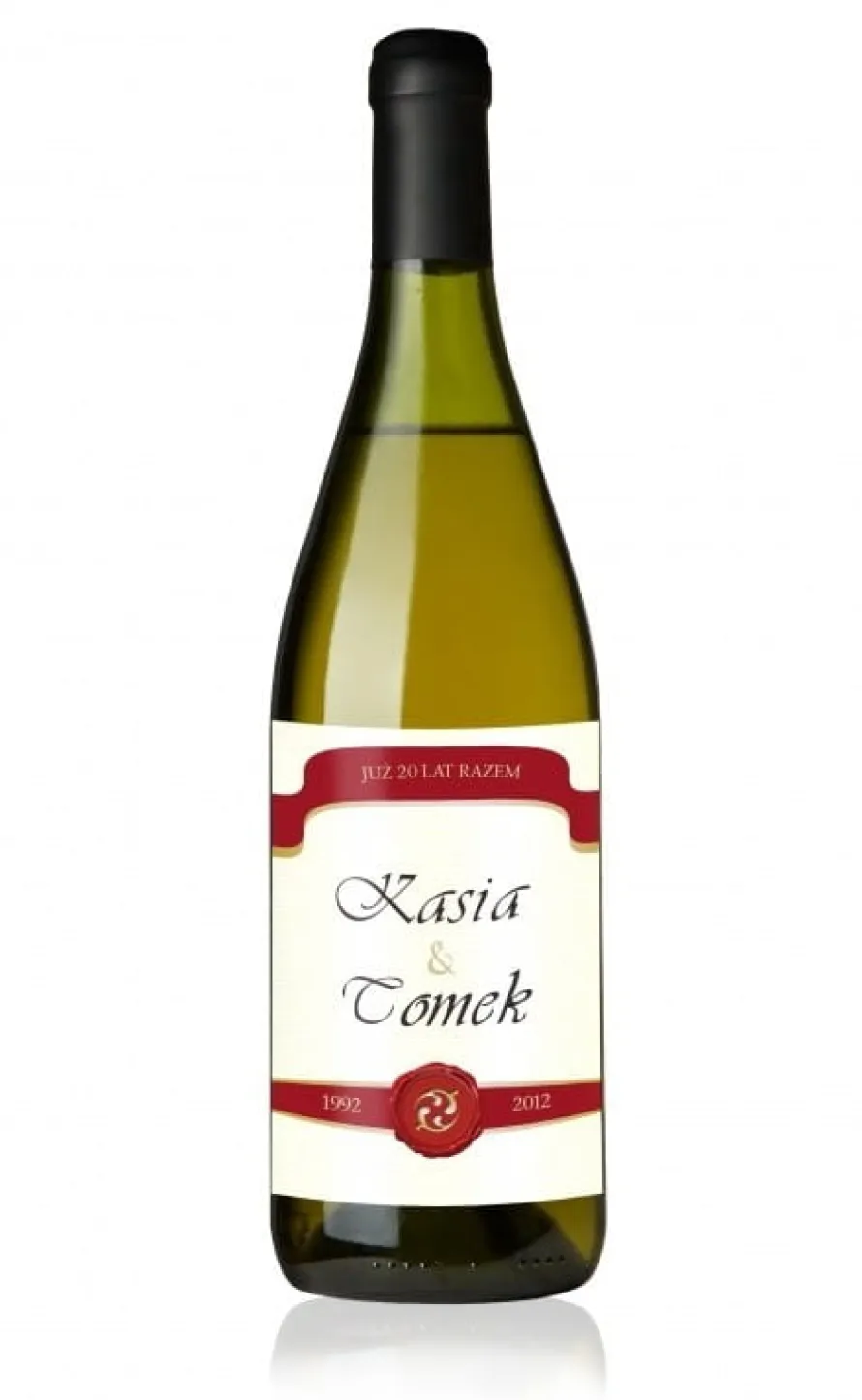 Etykieta na wino WSPÓLNE LATA