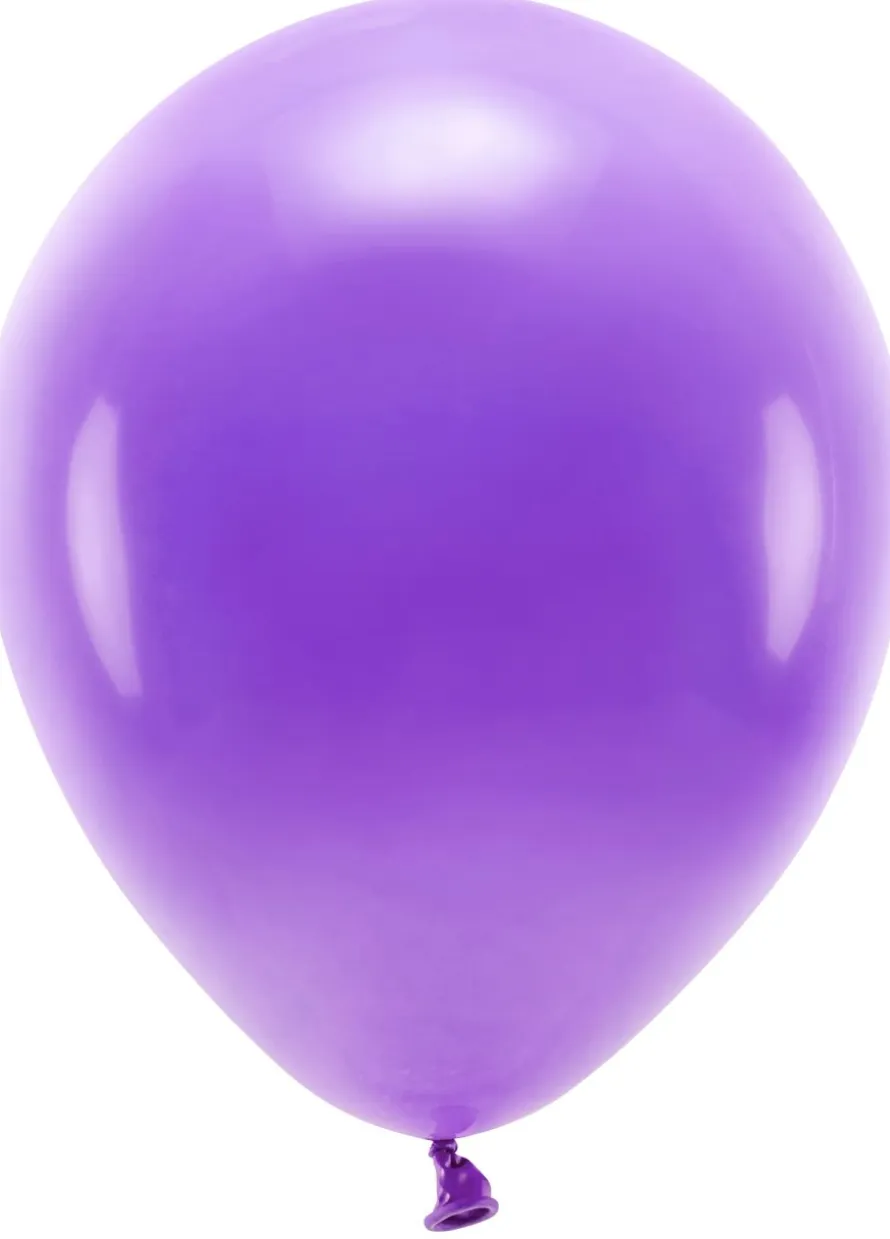 Fioletowe balony ekologiczne 30cm (10szt.)