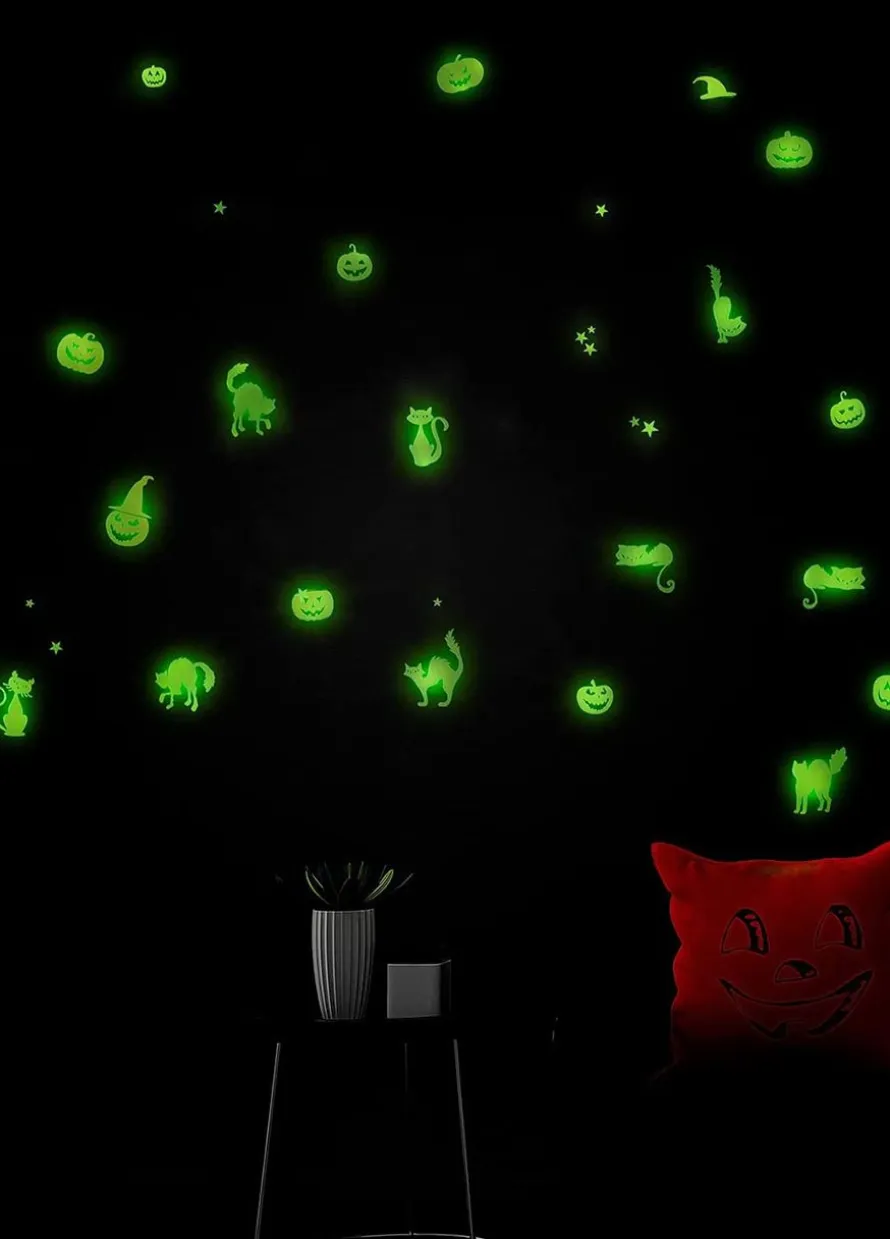 Fluorescencyjne naklejki na halloween