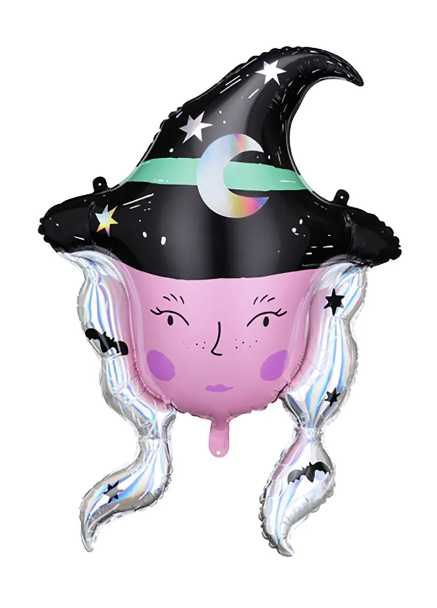 Foliowy balon andrzejkowy CZAROWNICA 86cm