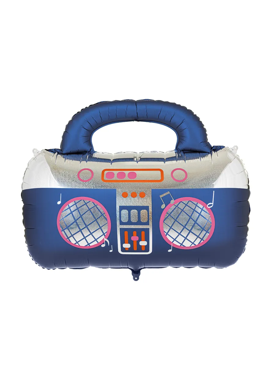 Foliowy balon BOOMBOX holograficzny