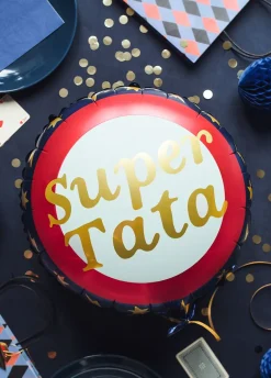 Foliowy balon dla taty SUPER TATA 35cm