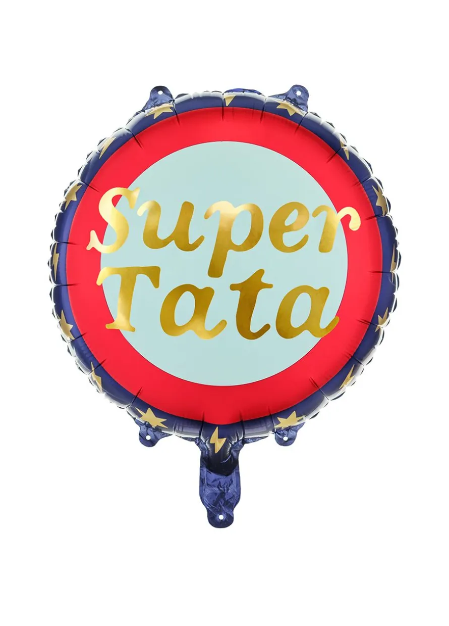Foliowy balon dla taty SUPER TATA 35cm