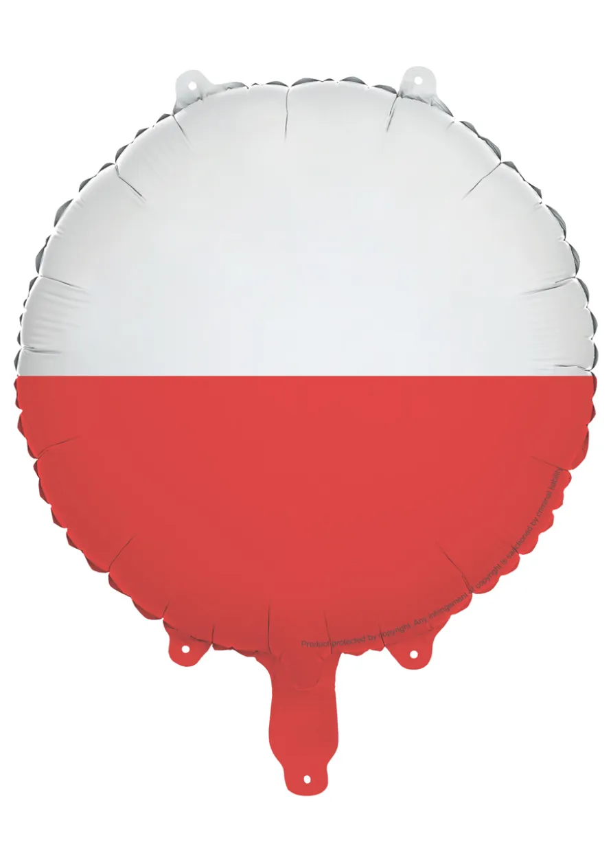 Foliowy balon FLAGA POLSKI