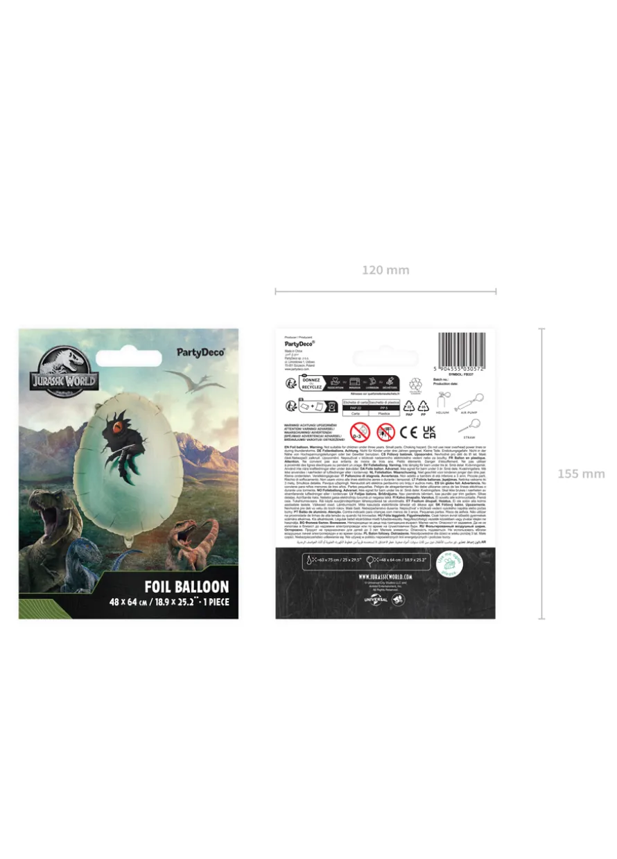 Foliowy balon JAJO JURASSIC WORLD