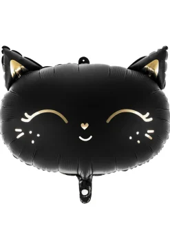 Foliowy balon KOTEK czarny 48x36cm