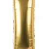 Foliowy balon litera I złoty 85cm