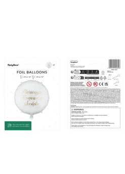 Foliowy balon PIERWSZA KOMUNIA ŚWIĘTA