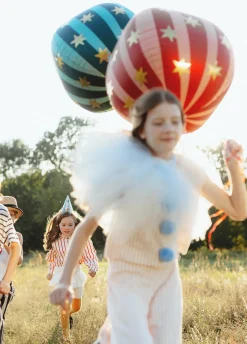 Foliowy balon piłka CYRK czerwony