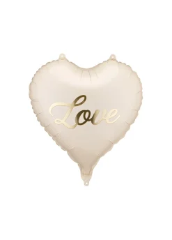 Foliowy balon w kształcie serca LOVE 45 cm