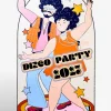 Fotościanka z otworami na twarz DISCO PARTY