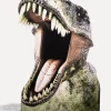 Fotościanka z otworem na twarz DINOZAUR Z KARTONU