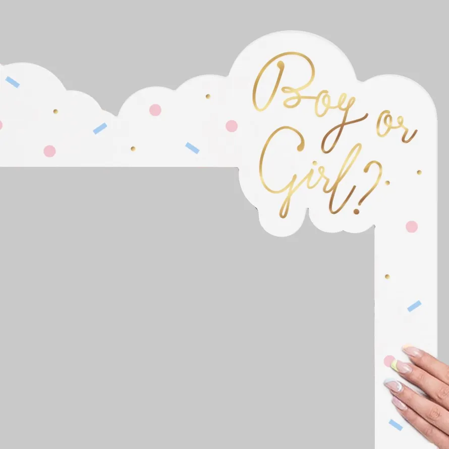 Foto ramka na Baby Shower BOY OR GIRL