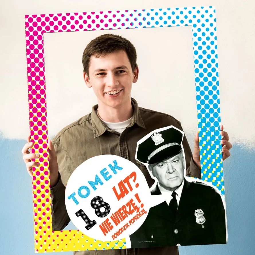 Foto ramka na 18 urodziny DOWODZIK PROSZĘ!