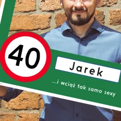 Foto ramka na 40 urodziny ZNAK 40