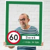 Foto ramka na 60 urodziny ZNAK