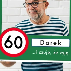 Foto ramka na 60 urodziny ZNAK