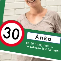 Foto ramka na 30 urodziny ZNAK personalizowana