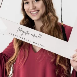 Foto ramka NA ZAKOŃCZENIE STUDIÓW personalizowana