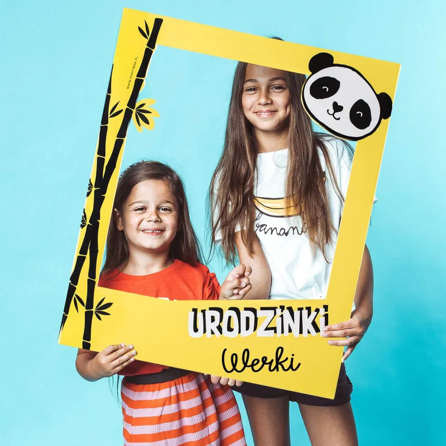 Foto ramka PANDA ramka do zdjęć na urodziny dziecka