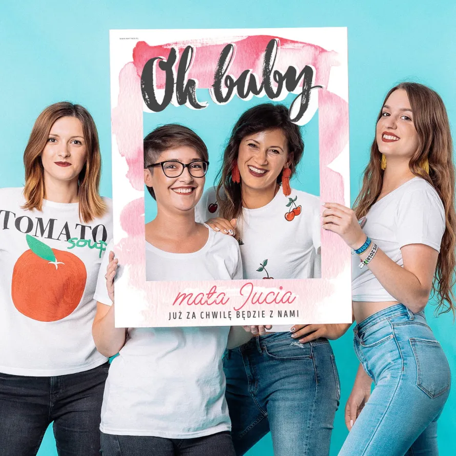 Foto ramka personalizowana BABY SHOWER CÓRKA