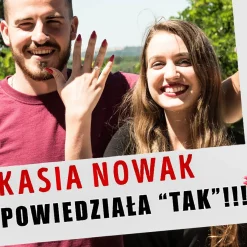 Foto ramka POWIEDZIAŁA TAK! gadżet na sesję narzeczeńską