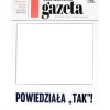 Foto ramka POWIEDZIAŁA TAK! pomysł na sesję narzeczeńską