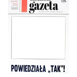 Foto ramka POWIEDZIAŁA TAK! pomysł na sesję narzeczeńską