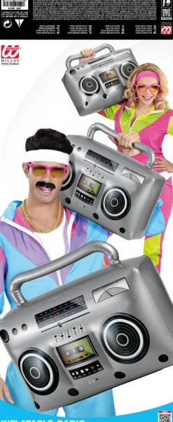 Gadżet na imprezę w stylu lat 90 DMUCHANY BOOMBOX 50 cm