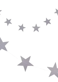 Girlanda dekoracyjna GWIAZDY srebrna