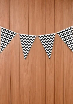 Girlanda flagi CHEVRON czarna