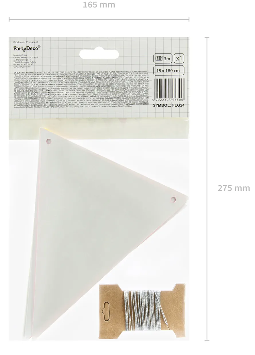 Girlanda flagi ELECTRIC HOLO 1.8m