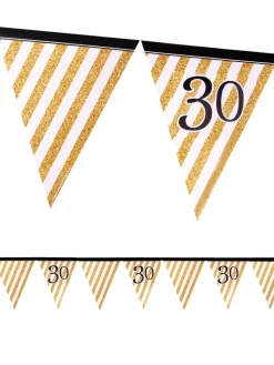 Girlanda flagi 30 URODZINY GLITTER 3,7m