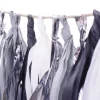 Girlanda frędzle DIY biało - czarna