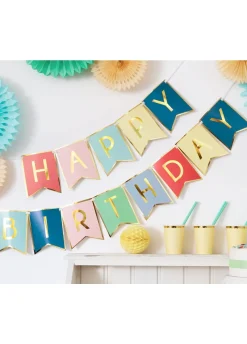 Girlanda HAPPY BIRTHDAY urodzinowa dekoracja (175cm)